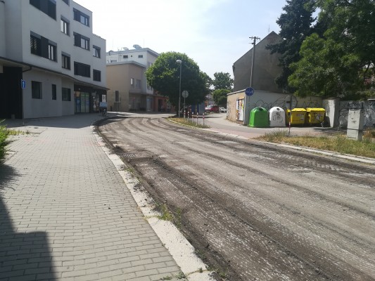 Zahájení opravy - frézování komunikace - 24.07.2023