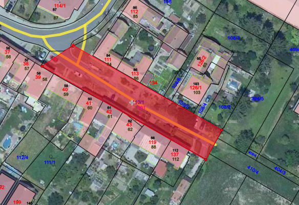 Lokalizace rekonstrukce ulice v Žešově