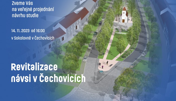 Revitalizace návsi v Čechovicích