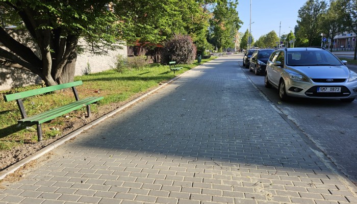 Plán oprav chodníků 2024 - Janáčkova